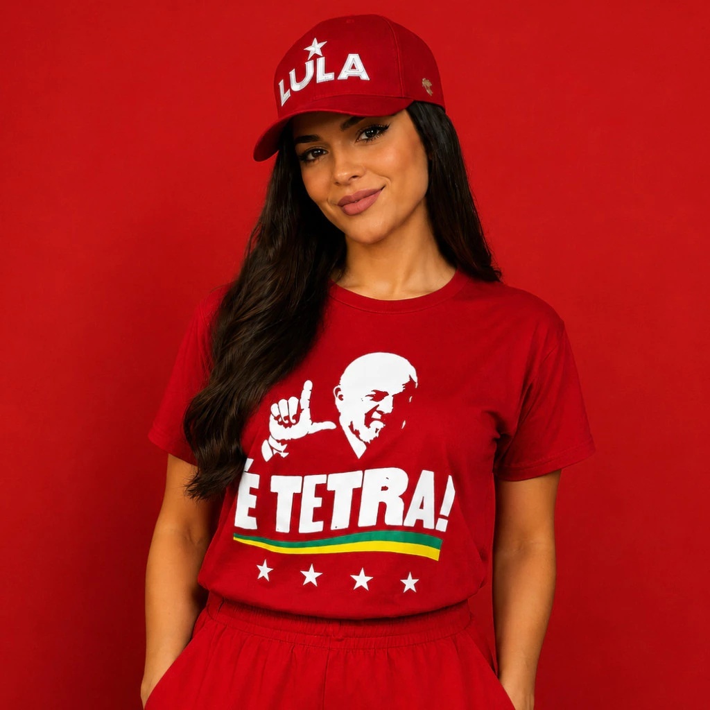 Camiseta Lula Modelo Feminino